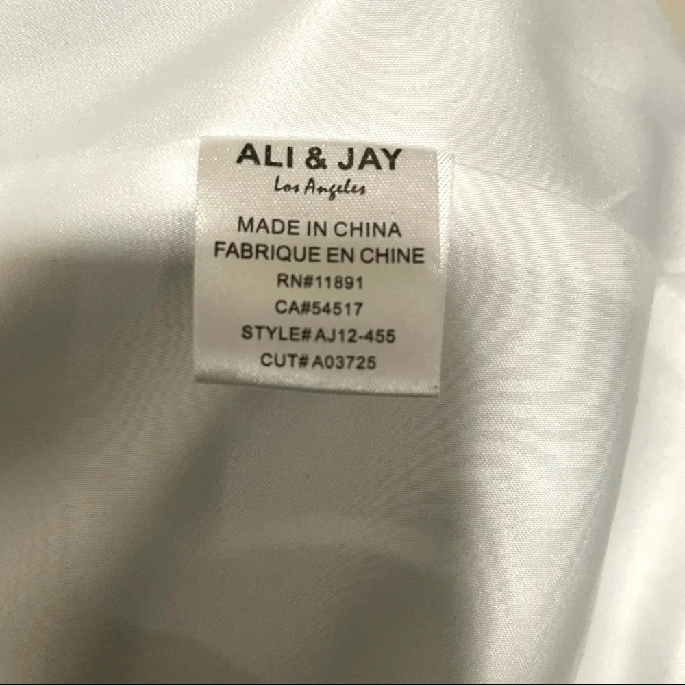Ali & Jay Women's Blocked Striped Courtyard Shift Mini Dress Size‎ S - Picture 9 of 10